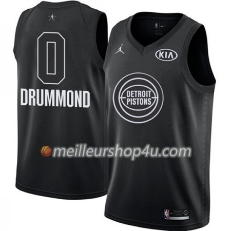 Maillot Basket Homme Detroit Pistons Andre Drummond 0 2018 All Star Jordan Brand Noir Swingman